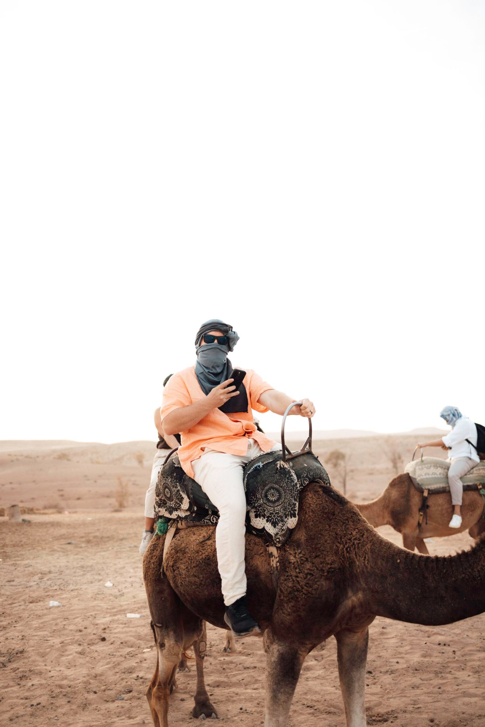 Camel ride in the Agafay Desert
