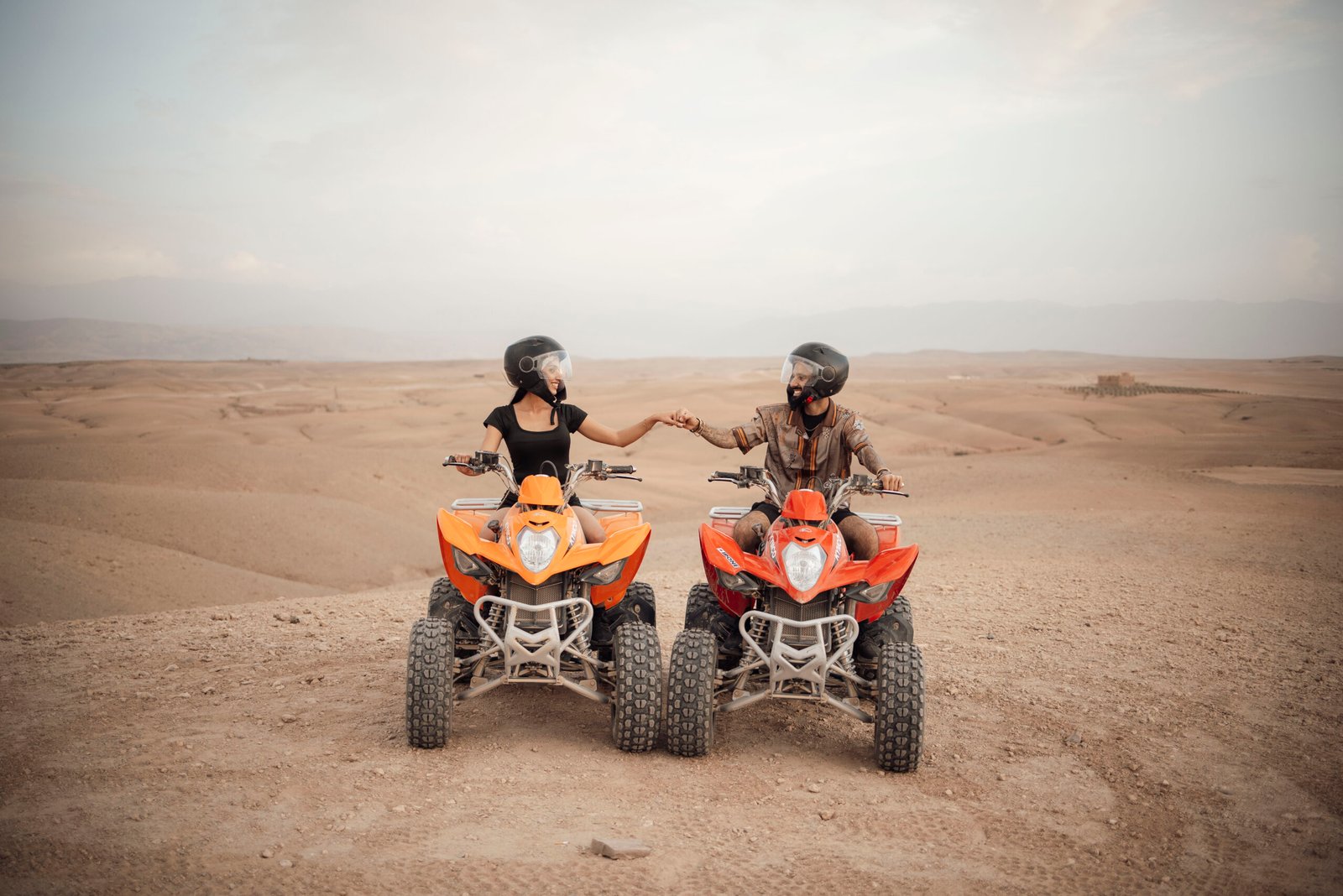 Panoramic quad route in Agafay