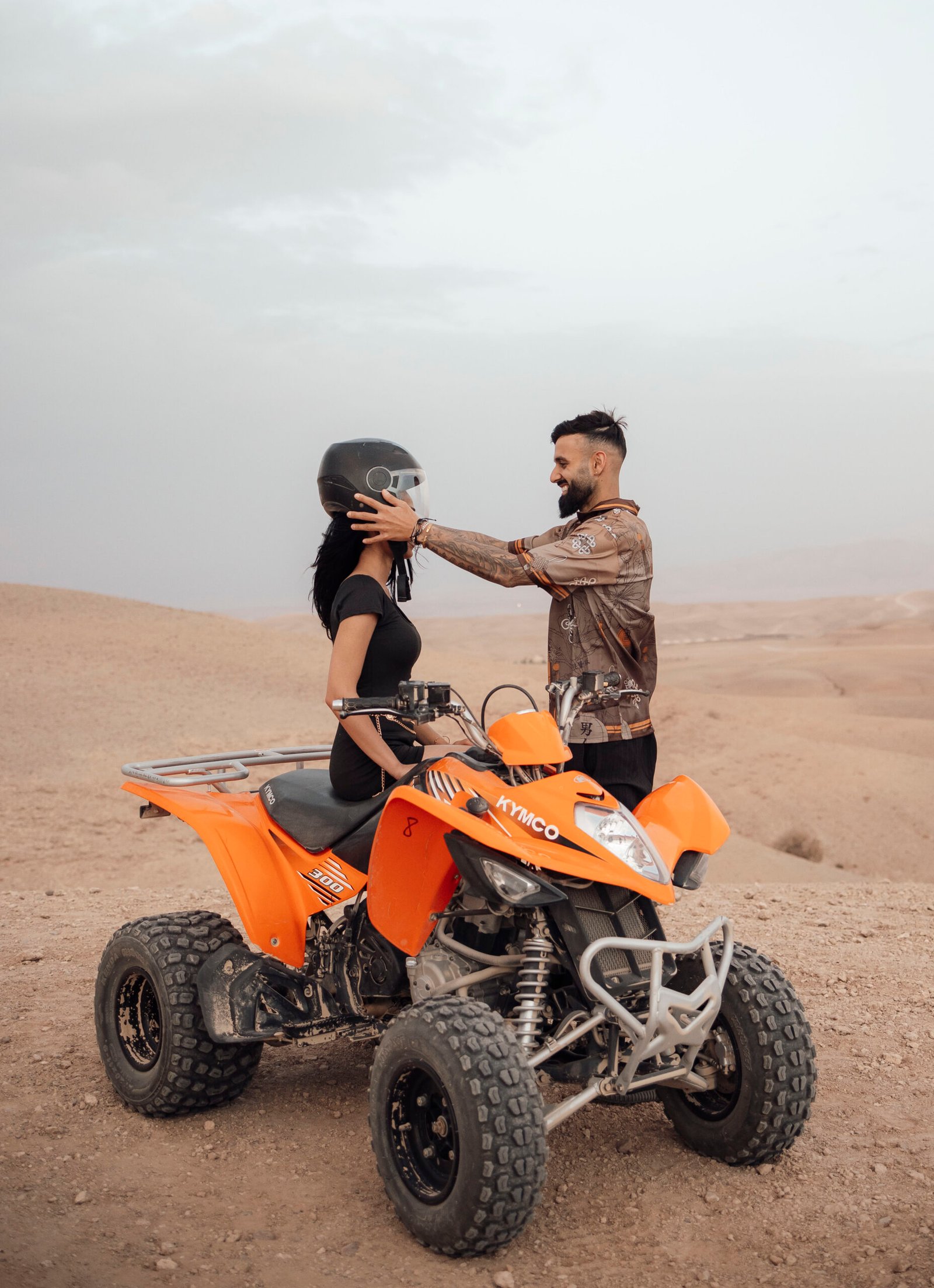 Quad adventure in the Agafay Desert