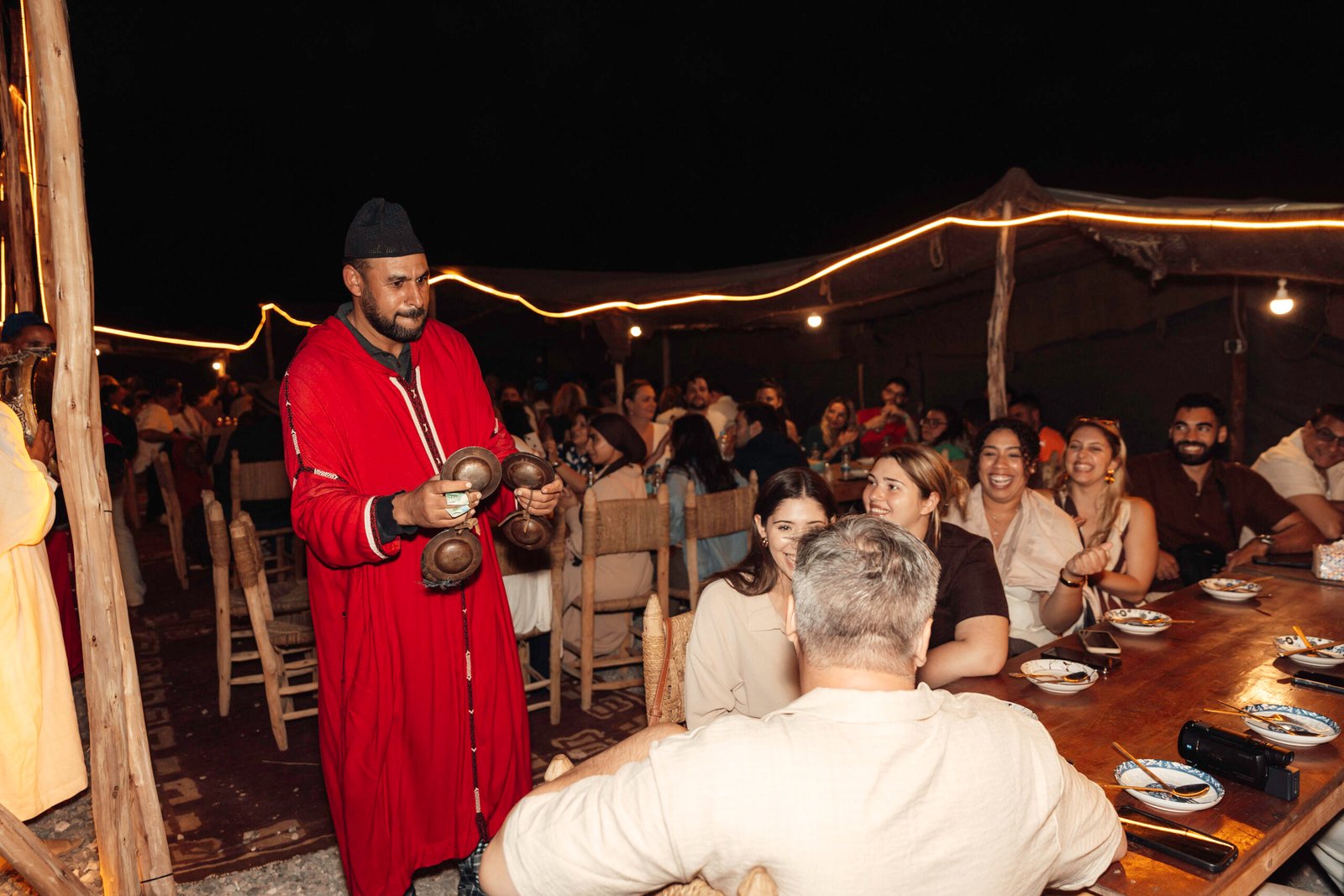 Wedding reception atmosphere